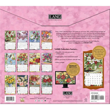 LANG Gallery Florals Kalender 2027