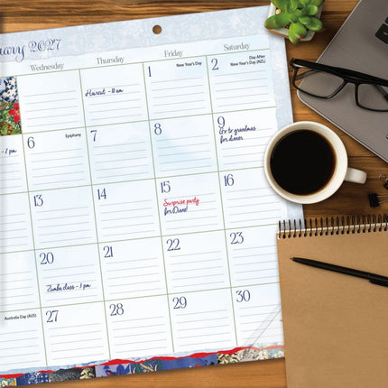 LANG Garden Botanicals Desk Pad 2027