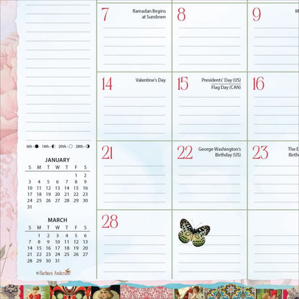 LANG Garden Botanicals Desk Pad 2027