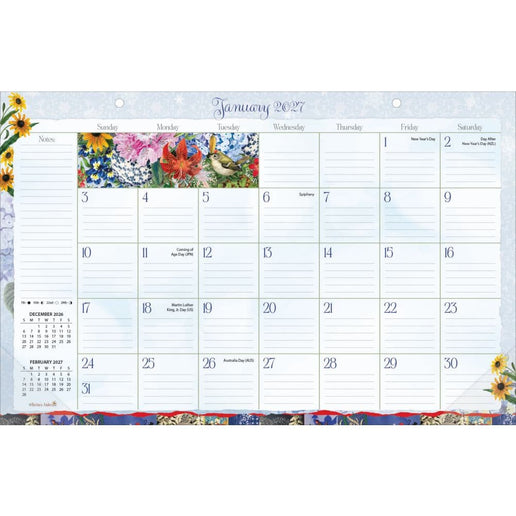 LANG Garden Botanicals Desk Pad 2027