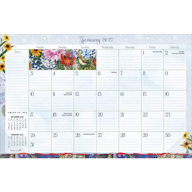 LANG Garden Botanicals Desk Pad 2027