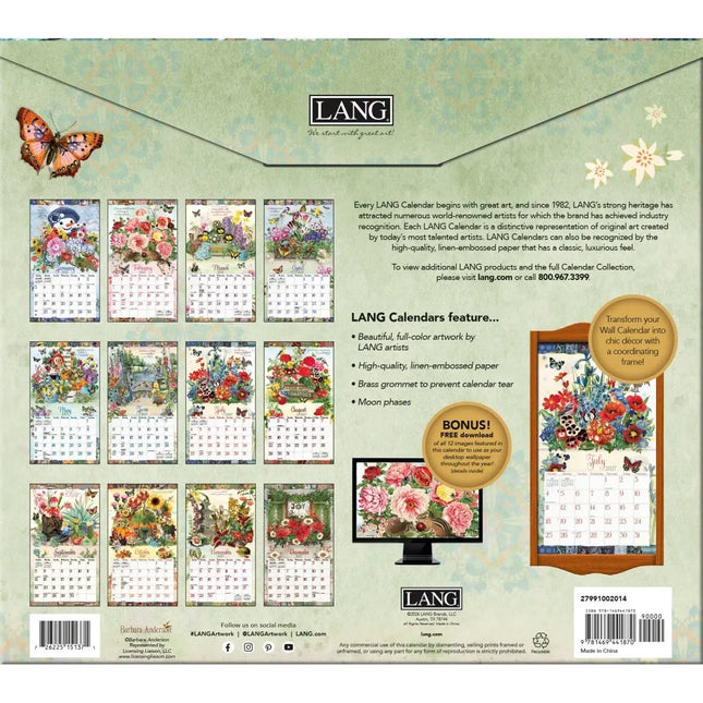 LANG Garden Botanicals Kalender 2027
