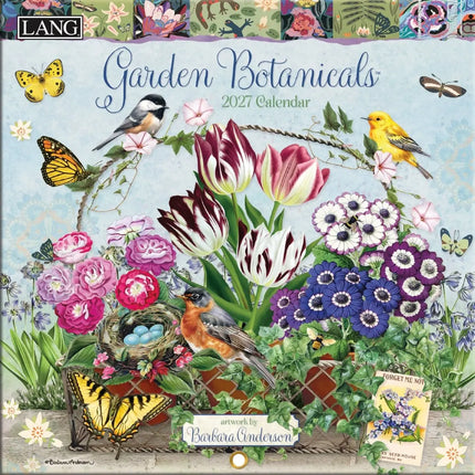 LANG Garden botanicals Mini Kalender 2027