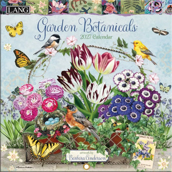 LANG Garden botanicals Mini Kalender 2027