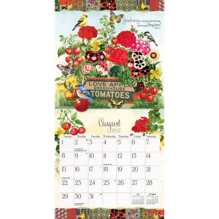 LANG Garden botanicals Mini Kalender 2027