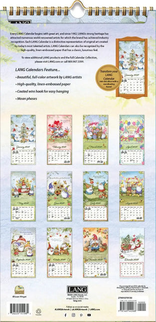 LANG Gnome Sweet Gnome Kalender 2027 Small