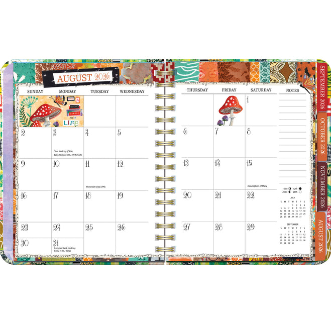 LANG Happy Life Deluxe Planner 2027