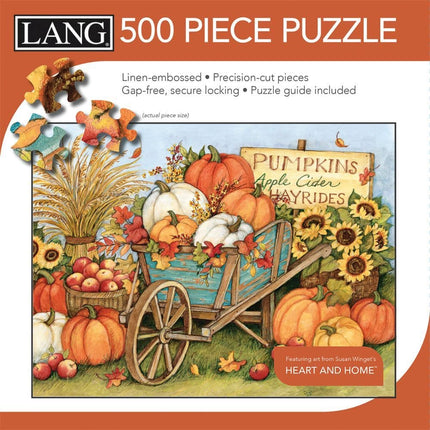 LANG Harvest Wheelbarrow Puzzel 500 Stukjes