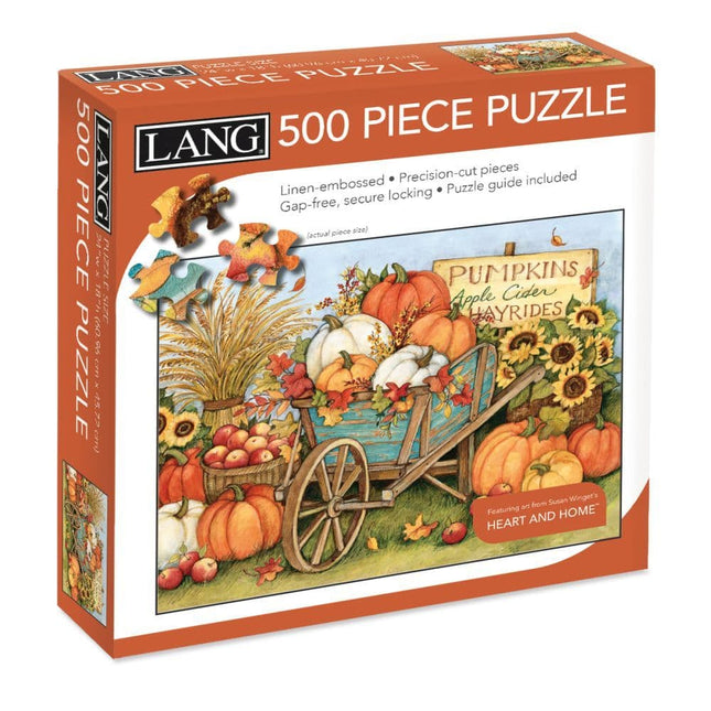 LANG Harvest Wheelbarrow Puzzel 500 Stukjes
