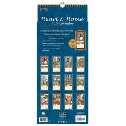 LANG Heart and Home Kalender 2027 Small
