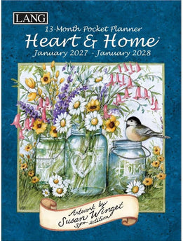LANG Heart and Home Pocket Agenda  2027