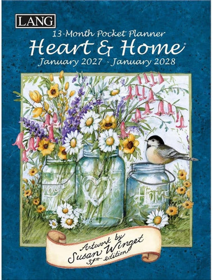LANG Heart and Home Pocket Agenda  2027
