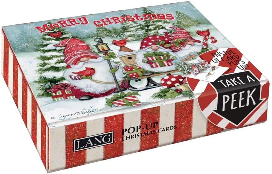 LANG Holiday Gnomes Pop-Up Kerstkaarten