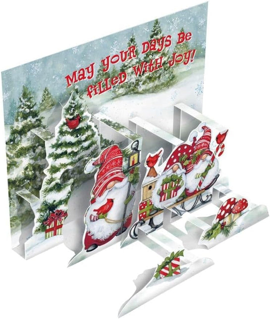 LANG Holiday Gnomes Pop-Up Kerstkaarten