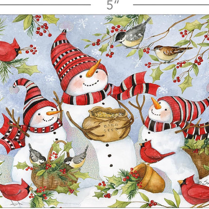 LANG Jolly Snowmen Kleine Kerstkaarten