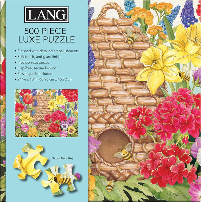 LANG Lang Beehive & Blooms Luxe Puzzel 500 Stukjes