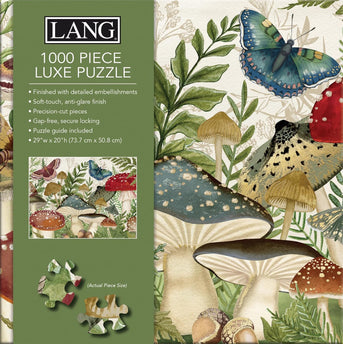 LANG Lang Botanical Mushrooms Luxe Puzzel 100 Stukjes