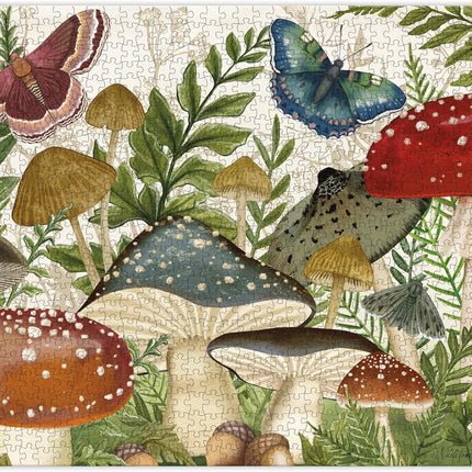 LANG Lang Botanical Mushrooms Luxe Puzzel 100 Stukjes