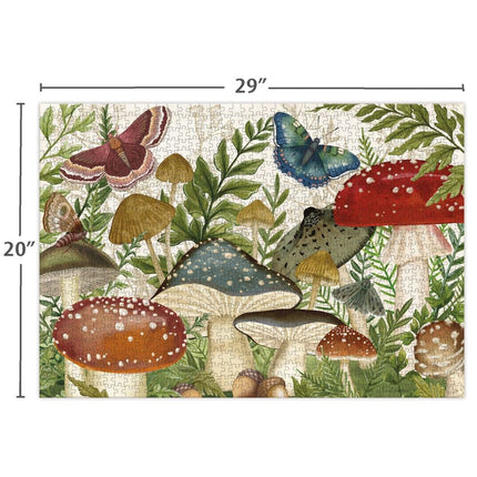 LANG Lang Botanical Mushrooms Luxe Puzzel 1000 Stukjes
