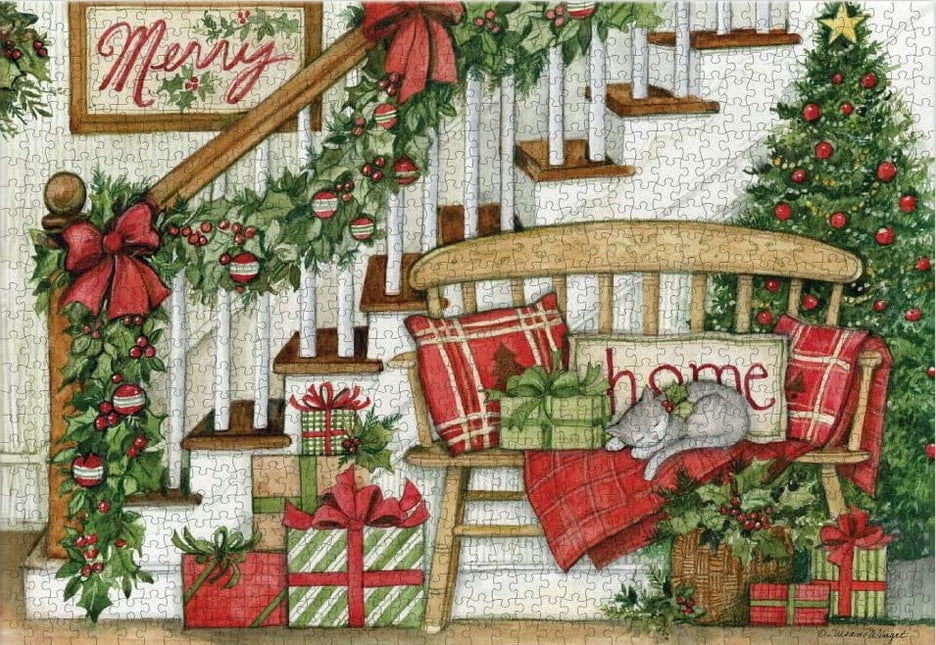 LANG Lang Deck The Halls Puzzel 1000 Stukjes