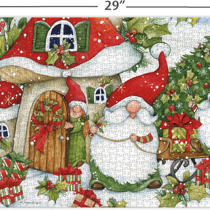 LANG LANG Holiday Gnomes Puzzel 1000 Stukjes