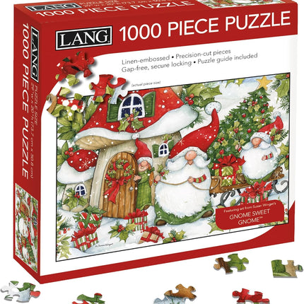 LANG LANG Holiday Gnomes Puzzel 1000 Stukjes