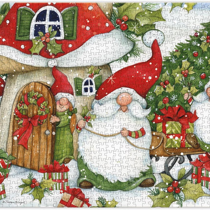 LANG LANG Holiday Gnomes Puzzel 1000 Stukjes