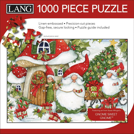 LANG LANG Holiday Gnomes Puzzel 1000 Stukjes