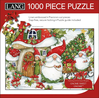 LANG LANG Holiday Gnomes Puzzel 1000 Stukjes