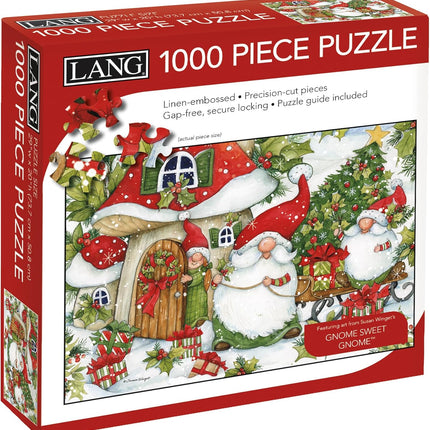 LANG LANG Holiday Gnomes Puzzel 1000 Stukjes