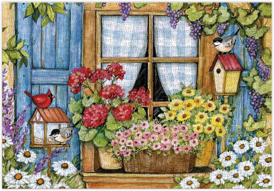 LANG Lang Summertime Window Puzzel 1000 Stukjes
