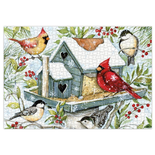 LANG Lang Winter Birds Luxe Puzzel 1000 Stukjes