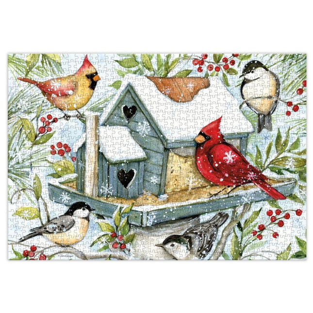 LANG Lang Winter Birds Luxe Puzzel 1000 Stukjes