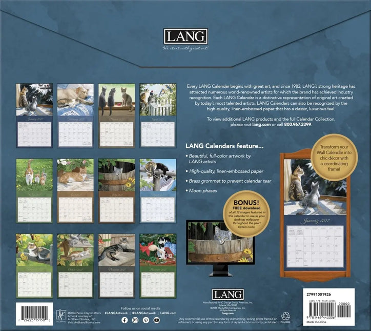 LANG Love of Cats Kalender 2027