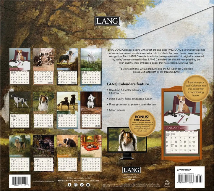 LANG Love of Dogs Kalender 2027