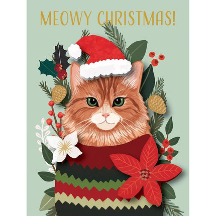 LANG Meowy Christmas Luxe Kerstkaarten