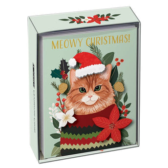 LANG Meowy Christmas Luxe Kerstkaarten