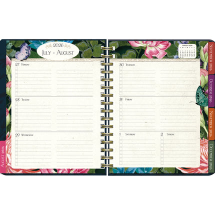 LANG Midnight Garden Deluxe Planner 2027
