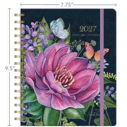 LANG Midnight Garden Deluxe Planner 2027