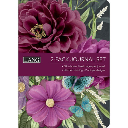 LANG Midnight Garden Journals 2 Stuks
