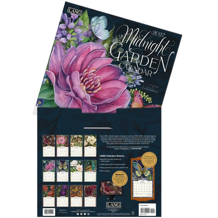 LANG Midnight Garden Kalender 2027