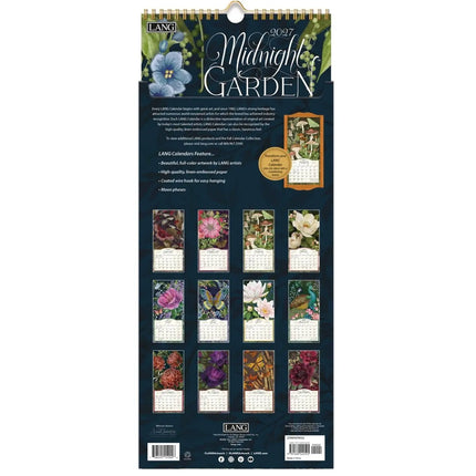 LANG Midnight Garden Kalender 2027 Small