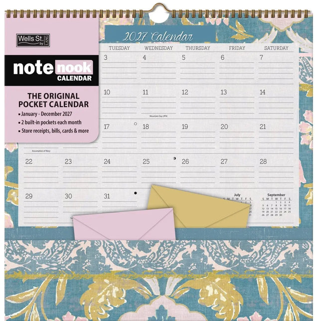 LANG Patina Vie Pocket Note Nook Kalender 2027