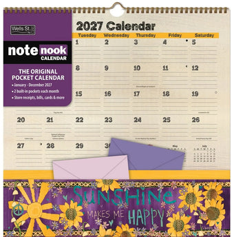 LANG Peace of Life Note Nook Kalender 2027