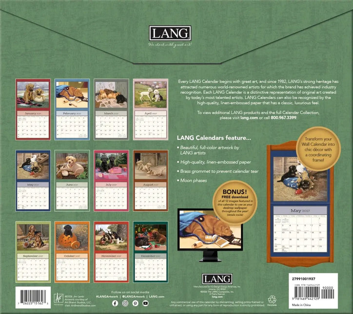 LANG Puppy Kalender 2027