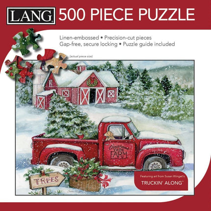 LANG Santa’s Truck Puzzel 500 Stukjes