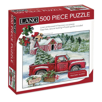LANG Santa’s Truck Puzzel 500 Stukjes