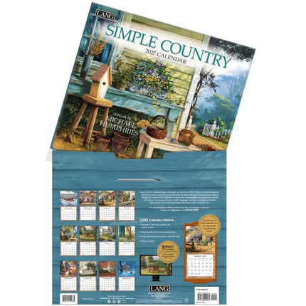 LANG Simple Country Kalender 2027
