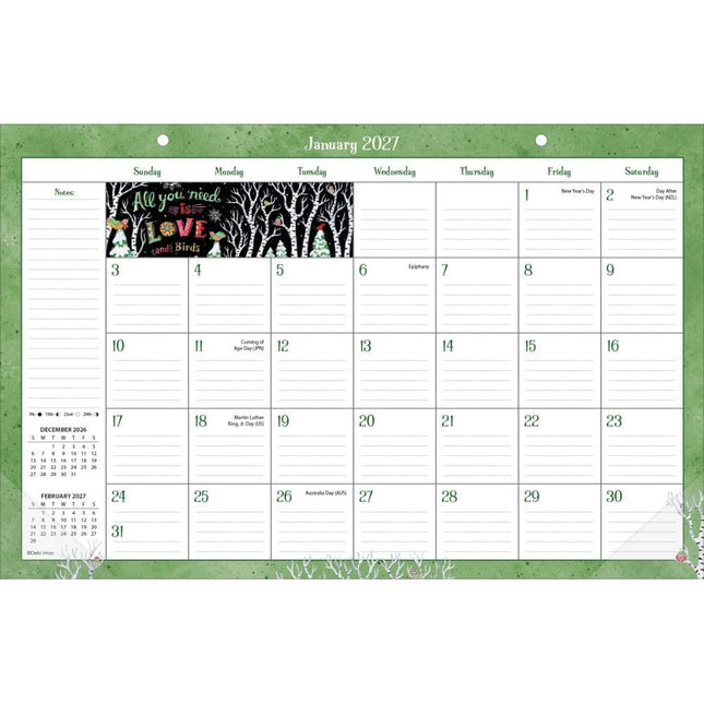 LANG Simple Inspirations Desk Pad 2027