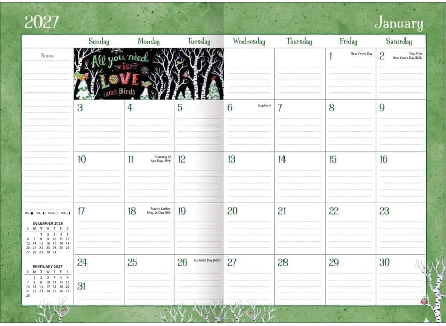 LANG Simple Inspirations Pocket Agenda 2027